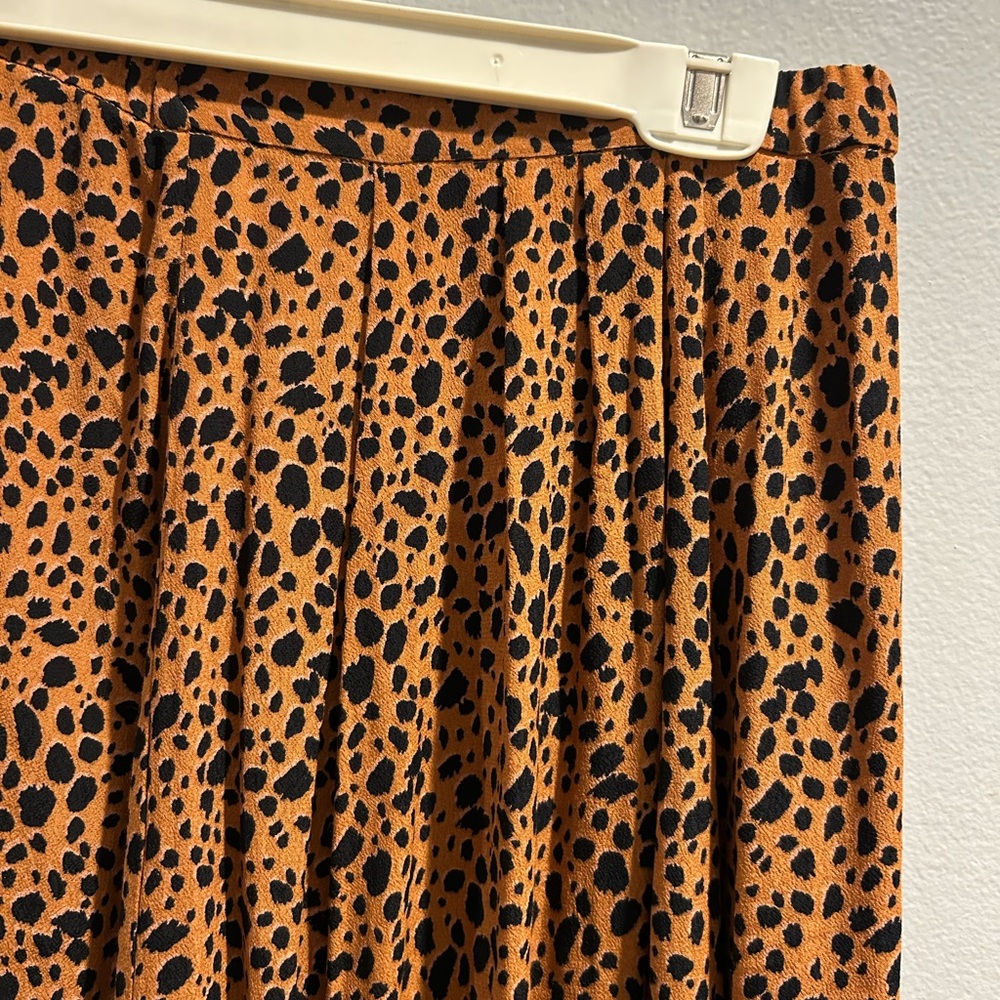 Gap Orange And Black Patterned Blouse And Skirt S… - image 6